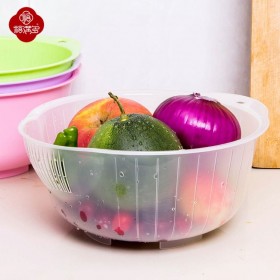 洗菜篮圆形塑料洗水果蔬菜篮子923厨房洗